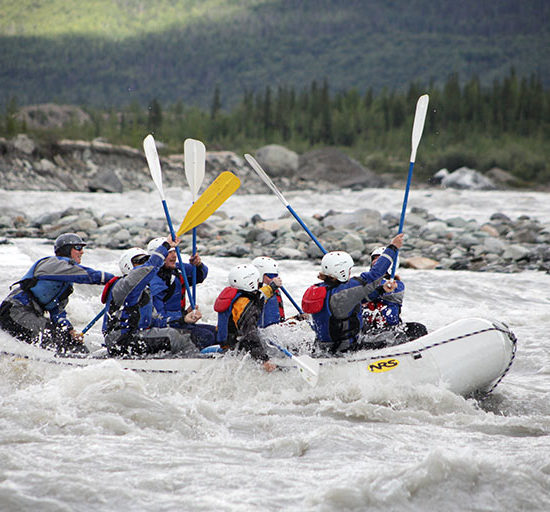 Rafters rafting in Alaska - Explore McCarthy