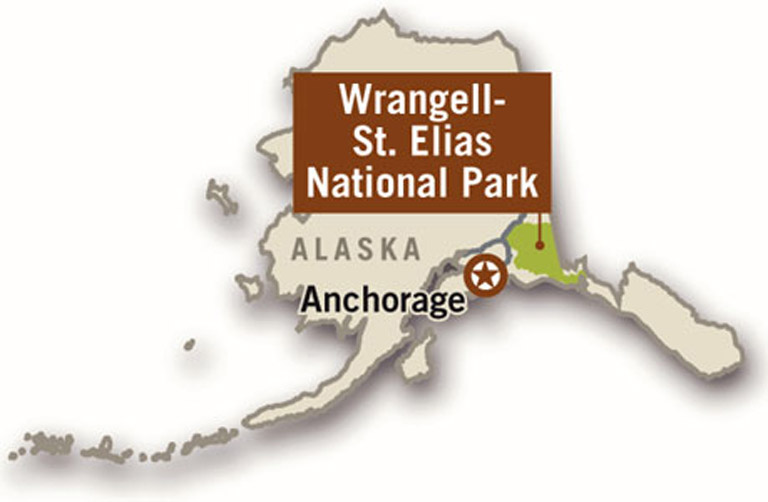 Explore McCarthy - Map of Wrangell-St. Elias National Park